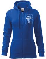 Dámská mikina na zip s vlastním potiskem - doručení již do 24 h