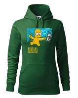 Dámská mikina pro fanoušky hudební skupiny Nirvana