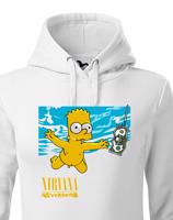 Dámská mikina pro fanoušky hudební skupiny Nirvana