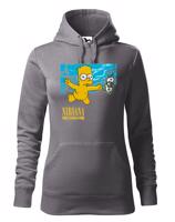 Dámská mikina pro fanoušky hudební skupiny Nirvana