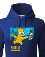Dámská mikina pro fanoušky hudební skupiny Nirvana