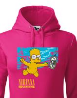 Dámská mikina pro fanoušky hudební skupiny Nirvana