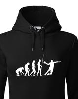 Dámská mikina pro házenkáře s potiskem evoluce házené - skvělý dárek