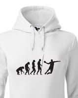 Dámská mikina pro házenkáře s potiskem evoluce házené - skvělý dárek