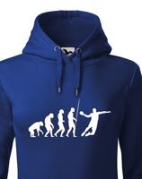 Dámská mikina pro házenkáře s potiskem evoluce házené - skvělý dárek