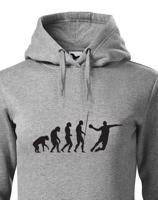 Dámská mikina pro házenkáře s potiskem evoluce házené - skvělý dárek