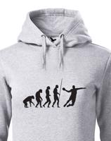 Dámská mikina pro házenkáře s potiskem evoluce házené - skvělý dárek