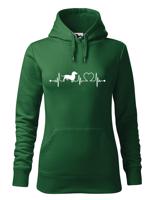 Dámská mikina pro milovníky psů s potiskem jezevčíka - skvělý dárek