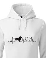 Dámská mikina pro milovníky psů s potiskem jezevčíka - skvělý dárek