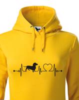 Dámská mikina pro milovníky psů s potiskem jezevčíka - skvělý dárek