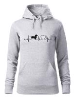 Dámská mikina pro milovníky psů s potiskem jezevčíka - skvělý dárek