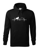 Dámská mikina pro milovníky psů s potiskem Pitbulla - dárek pro pejskaře