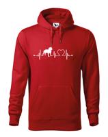 Dámská mikina pro milovníky psů s potiskem Pitbulla - dárek pro pejskaře