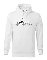 Dámská mikina pro milovníky psů s potiskem Pitbulla - dárek pro pejskaře