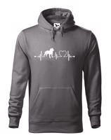 Dámská mikina pro milovníky psů s potiskem Pitbulla - dárek pro pejskaře