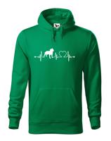 Dámská mikina pro milovníky psů s potiskem Pitbulla - dárek pro pejskaře