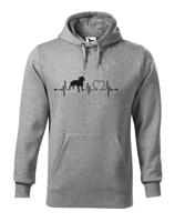 Dámská mikina pro milovníky psů s potiskem Pitbulla - dárek pro pejskaře