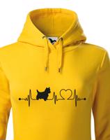 Dámská mikina pro milovníky zvířat - Bišon tep