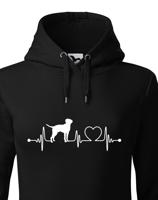Dámská mikina pro milovníky zvířat - Cane corso tep