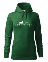 Dámská mikina pro milovníky zvířat - Cane corso tep