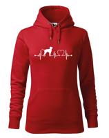 Dámská mikina pro milovníky zvířat - Cane corso tep