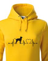 Dámská mikina pro milovníky zvířat - Cane corso tep