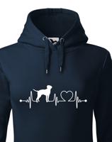 Dámská mikina pro milovníky zvířat - Cane corso tep