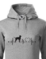 Dámská mikina pro milovníky zvířat - Cane corso tep