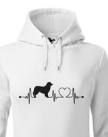 Dámská mikina pro milovníky zvířat - Český strakatý pes tep