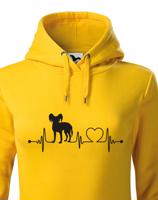 Dámská mikina pro milovníky zvířat - Čínsky chocholatý pes tep