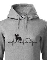 Dámská mikina pro milovníky zvířat - Čínsky chocholatý pes tep