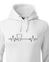 Dámská mikina pro zubařky Pulz - ideální dárek k narozeninám nebo Vánocům