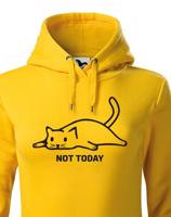 Dámská mikina s kočičím potiskem Not today - skvělý narozeninový dárek