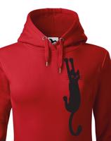 Dámská mikina s kočkou  - ideální dárek pro milovníky koček