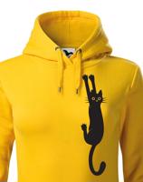 Dámská mikina s kočkou  - ideální dárek pro milovníky koček