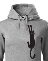 Dámská mikina s kočkou  - ideální dárek pro milovníky koček