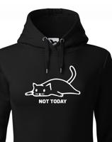 Dámská mikina s kočkou Not today - skvělý narozeninový dárek