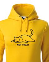 Dámská mikina s kočkou Not today - skvělý narozeninový dárek