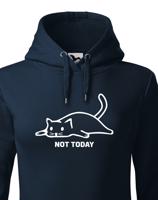 Dámská mikina s kočkou Not today - skvělý narozeninový dárek