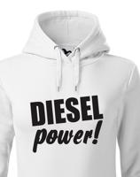 Dámska mikina s motivem Diesel power!