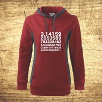 Dámska mikina s motívom 3,14