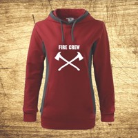 Dámska mikina s motívom Fire crew