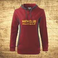 Dámska mikina s motívom Math club