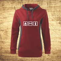 Dámska mikina s motívom Požiarnik