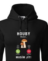 Dámská mikina s potiskem Houby volají - mikina pro houbařky