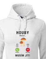 Dámská mikina s potiskem Houby volají - mikina pro houbařky