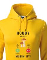 Dámská mikina s potiskem Houby volají - mikina pro houbařky