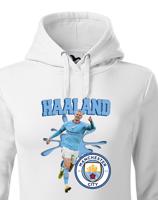 Dámská mikina s potiskem hráče Erling Braut Haaland - Manchester city - ideální pro fanoušky Haalanda