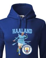 Dámská mikina s potiskem hráče Erling Braut Haaland - Manchester city - ideální pro fanoušky Haalanda