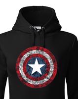 Dámská mikina s potiskem Kapitán Amerika - mikina pro fanoušky Marvel